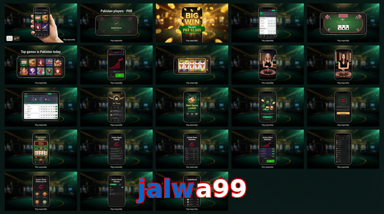Main screen of Jalwa99 bet page for PK players